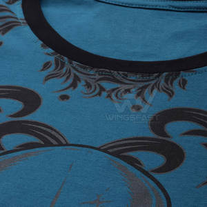 Camiseta de algodón 100% de calidad superior superventas para hombre, camiseta de sublimación de Color sólido con estampado de ajuste holgado al por mayor - Product Image 6