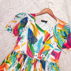 NOUVEAU DESIGN MODERNE EN COTON PUR LUXUEUX IMPRIMÉ NUMÉRIQUEMENT, ENSEMBLE HAUT ET BAS A REVERSIBLE avec BRODERIE SHIFALI - Product Image 4