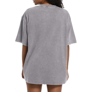 Camisetas de gran tamaño Camiseta de manga corta con ajuste holgado a precio de fábrica para mujer - Product Image 4