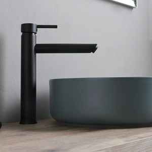 Mueble de Baño Independiente de 100 cm con Lavabo Gris y Espejo de Madera, Muebles de Baño Modernos - Product Image 4