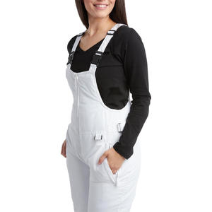 Bavoirs de ski pour femmes pantalons de snowboard isolés imperméables personnalisés avec service OEM ODM et impression de logo pour le ski en plein air - Product Image 4