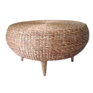 เก้าอี้ผักตบชวาทรงกลม50ซม. ที่นั่งธรรมชาติทำด้วยมือ - Product Image 1