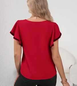 Color <b>Red</b> <b>Tank</b> <b>Top</b>, Casual Sleeve <b>Tank</b> <b>Top</b> For Summer, Women's Clothing High Quality New Arrive Women <b>Top's</b> And T-Shirts - Product Image 1