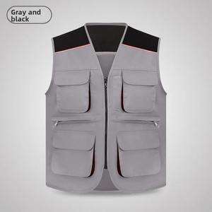 Chaleco Reflectante de Alta Visibilidad Personalizado para Hombre, Chaqueta de Trabajo, Camisa de Trabajo, Ropa de Construcción, Chaleco Reflectante de Seguridad con Bolsillos y Logotipo - Product Image 6