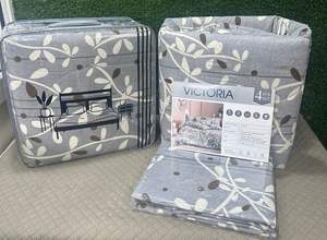 Exclusivo Juego de Ropa de Cama de Algodón Puro Tamaño Queen con Juego de Edredón Estampado para Dormitorio, Hotel y Juego de Ropa de Cama para Exteriores - Product Image 2