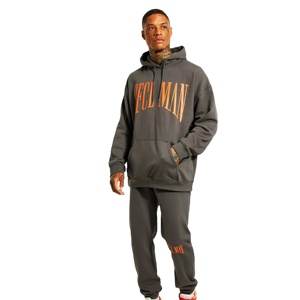 Survêtements Premium Personnalisés pour Hommes – Ensemble Oversize avec Sweat à Capuche et Pantalon Évasé Imprimé DTG 2026 - Product Image 1