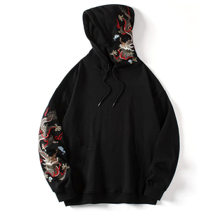 Sudadera con Capucha de Alta Calidad para Hombre, 100% Algodón, Bordada, Tejida, Transpirable, para Exteriores, con Bolsillo, Personalizable, con Forro Polar Térmico, para Otoño - Product Image 5