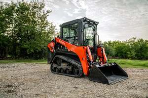 Chargeuse compacte Kubota de haute qualité, chargeuse-pelleteuse, mini-chargeuse, charge utile nominale de 9 tonnes, chargeuse de construction diesel compacte, robuste - Product Image 4