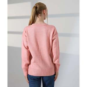 เสื้อสเวตเตอร์ปักลายซูเซน - สีแซลมอน - Product Image 4