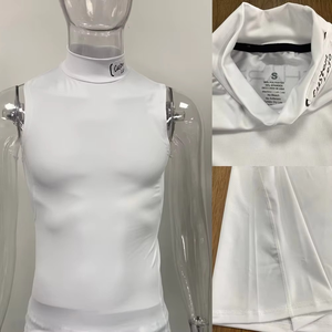 Uniformes de football de drapeau de compression sublimés personnalisés PURE Performance Capuche Réservoir Chemises de compression sans manches Maillots de football - Product Image 2