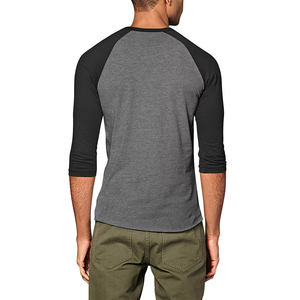 High Street Raglan Tee <b>Hip</b> Hop Custom Unisex 260 Gsm Cotton Men's Summer T-shirts - Product Image 3