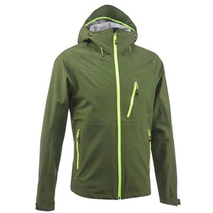 Unisex Autumn Canvas <b>Soft</b> <b>Shell</b> Stand Collar <b>Hooded</b> Standard Waterproof Zipper <b>Jacket</b> Outdoor Polyester Camouflage Front High - Product Image 1