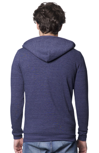 Bella + Canvas Mujer 8,2 Oz. Sudadera con capucha de tres mezclas con cremallera completa (3909) Sudaderas con cremallera al por mayor - Product Image 4