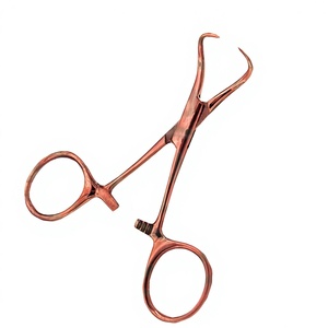 DDP Veterinary Backhaus Abrazadera de toalla 13cm Grado quirúrgico Acero inoxidable alemán Marca OEM Base aceptada Instrumentos quirúrgicos - Product Image 1