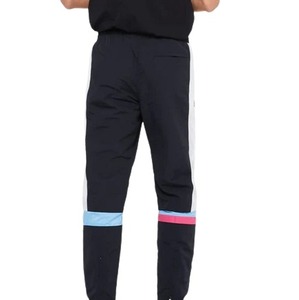 Ensemble de survêtement de sport personnalisé de haute qualité, couleur unie, bloc de couleur, 100% polyester, coupe-vent, jogging en nylon pour hommes - Product Image 4
