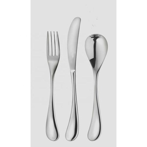 Couverts créatifs réutilisables en acier inoxydable pour banquet de mariage, plaqués or avec Long manche plat de créateur, ensemble de cuillères et fourchettes - Product Image 2