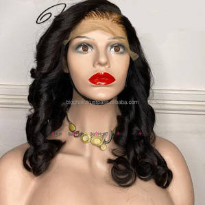 Venta al por mayor de pelo Remy grado transparente de encaje frontal peluca para las mujeres negras de color claro extensiones de cabello humano - Product Image 5