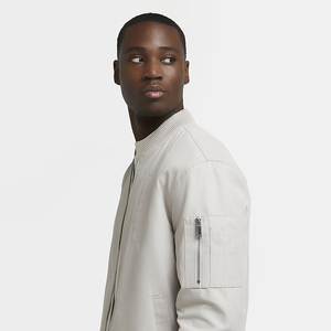 Hot Selling Custom Size High Street Style Men's Winter <b>Jacket</b> 100% Polyester Bomber Stand Collar OEM Wholesale Fashion <b>Jacket</b> - Product Image 4