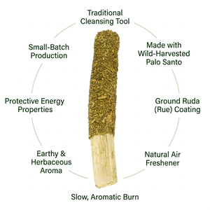 ธูปไม้ปาโลซานโตหอม พร้อมกากเรย์และเศษไม้เหนียว ผลิตในเปรู - Product Image 3