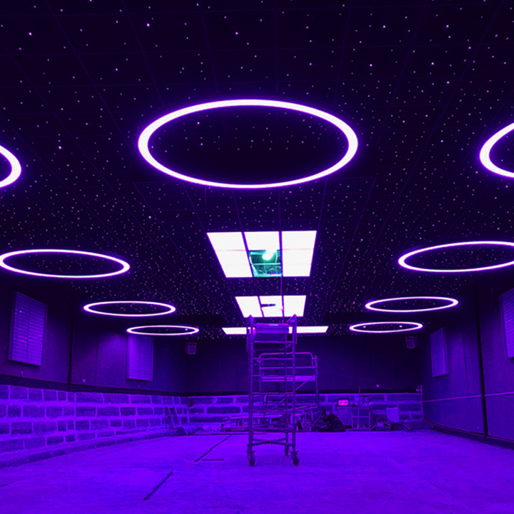 Customized Size RGB/RGBW Color Round Led Light With Different Mounting Ways