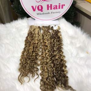 100% cabello humano Remy natural de la mejor calidad Color de piano de onda profunda para mujeres negras de Vietnam - Product Image 3