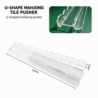 Supports de Mahjong Shangde avec tige de poussée indépendante, supports de tuiles de Mahjong en acrylique ondulé pour Mahjong américain, vente en gros
