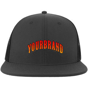 Summer Casual Wear Casquette camionneur pour hommes haute qualité Snapback 6 Panel avec logo imprimé sur le devant en denim/toile à l'arrière - Product Image 1