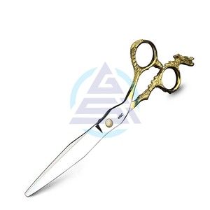 Tijeras de Peluquería Profesionales de 7 Pulgadas con Mango de Dragón, Tijeras de Corte Japonesas 440C, Herramientas de Estilismo para Barbería - Product Image 1