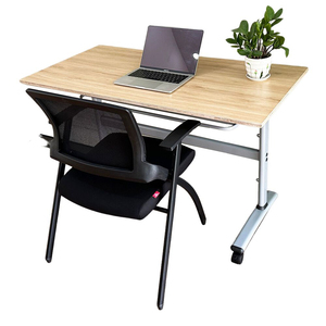 School Folding <b>Table</b> with Plywood Top and Chairs (Set of 4)-CB68179 - Product Image 1