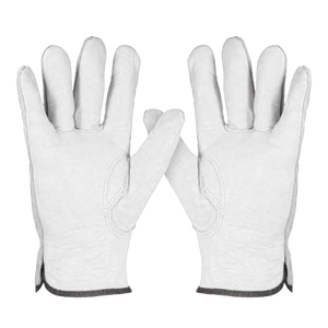 ถุงมือนิรภัยหนังควายแบบแยกนุ่มสบายทนทานถุงมือสำหรับทำงานและป้องกันขณะขับรถถุงมือสำหรับใช้ในสวน - Product Image 5