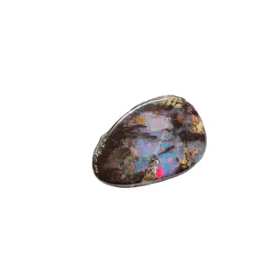 天然巨石蛋白石凸圆形花式多火澳大利亚蛋白石松散宝石神话般的珠宝