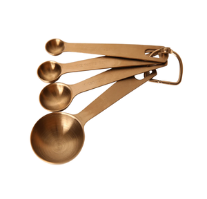 Vente chaude en laiton cuillère à mesurer tasse 10 pièces épices et café cuillère à mesurer outils de cuisine Gadgets - Product Image 3