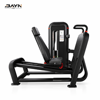 Machine de presse à jambes assise BN à poids sélectionnables pour usage commercial en salle de sport, pour l'entraînement des muscles du bas du corps, équipement de fitness