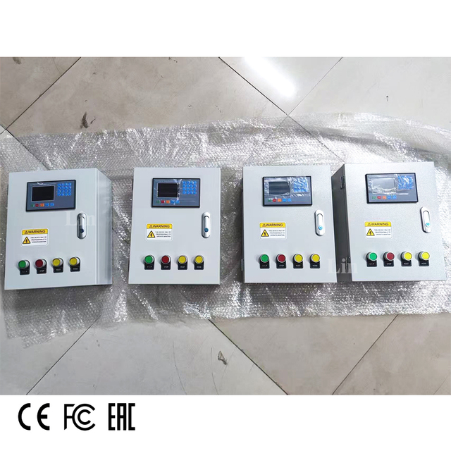 AC220V DC24V Automatic Water Pump Controller Batch Liquid Flow Control System with Flowmeter Solenoid Valve