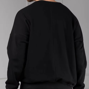 Sudaderas bordadas personalizadas con apliques al por mayor, diseño único de alta calidad, ropa de calle mezclada con algodón, para hombre - Product Image 2