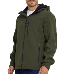 Chaqueta Softshell para Hombre, Forrada de Polar, Ligera, Impermeable, Cortavientos, con Cierre, Abrigo de Invierno para Lluvia, Táctica, para Senderismo - Product Image 4