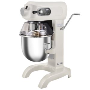 Batteur planétaire professionnel sur pied - Numérique - 20L - 1,1kW - avec écran, éclairage et 3 accessoires - Ivoire clair - Product Image 3