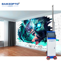Printer Inkjet Dinding Vertikal 3D Lipat Digital BK-UV64 dengan Layar Sentuh 11,6 Inci Otomatis Baru 9600dpi