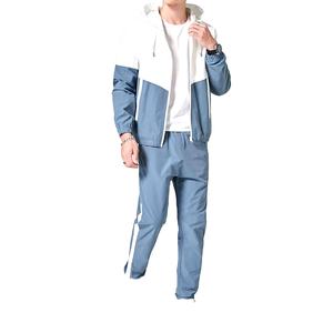 Conjunto Deportivo de Dos Piezas para Hombre, con Logotipo Personalizado OEM, Lavado Ácido, Chaqueta con Cremallera y Pantalones Jogger, Ropa Deportiva Informal - Product Image 4