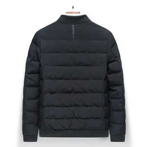 Unisex Thick Warm Windproof Canvas Puffer Jacket with Hood <b>Polyester</b> <b>Filled</b> Zipper Closure Stand Collar Winter Casual Outerwear - Product Image 6