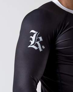 Venta al por mayor BJJ Rash Guard Camisa de compresión de manga larga Hombres UV UPF 50 + Surf BJJ Rashguards - Product Image 6