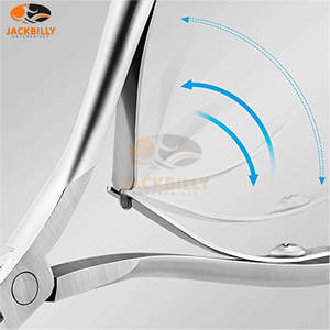 Pinces à cuticules en acier inoxydable coupe-cuticules coupe-peau morte ciseaux pédicure manucure outils ongles ongles - Product Image 5