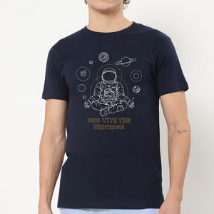 T-shirt d'été à manches courtes et col rond en coton 100% pour hommes, couleurs personnalisées et logo coupe régulière - Product Image 1