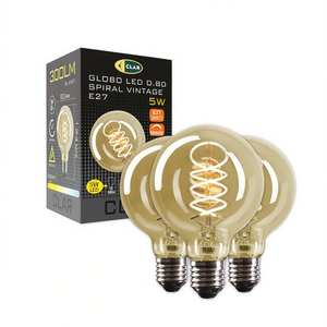 Ampoule LED vintage 5W G80 à intensité variable, style vintage - Product Image 2