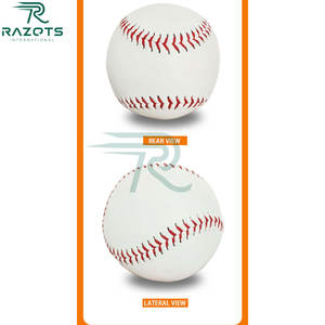 Accessoires d'entraînement de baseball professionnels personnalisés Razorts Balle de baseball de 9 pouces Balles de baseball en cuir personnalisées - Product Image 6