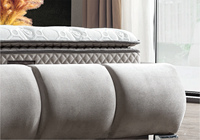 Offre Spéciale de haute qualité matelas en fibre ignifuge de 12 pouces matelas hybride à ressort hélicoïdal de poche multicouche pour meubles de maison de chambre à coucher
