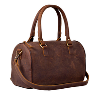 Sac de voyage de luxe en cuir véritable vintage de haute qualité, sac de sport décontracté, sac de week-end, sac de voyage d'affaires, sac de gym, grande capacité, fait main