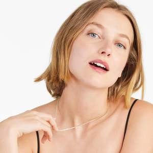 สร้อยคอเทนนิสทรงกลมประดับมอสซาไนต์คลาสสิกขนาด 2.50 มม. ทองคำ 10K สีเหลือง/เงิน ของขวัญงานแต่งงานสำหรับผู้หญิง สวมใส่ได้ทุกวัน - Product Image 3