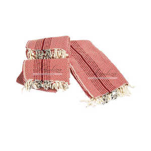 Toalla Peshtemal de algodón turco, ligera, de secado rápido, tejida plana, textura suave, envoltura absorbente suave, baño de viaje, bolsa de hammam para playa - Product Image 2