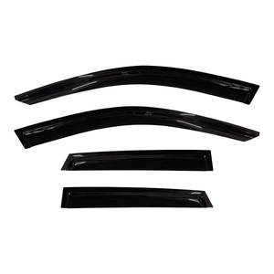 2019-2025 Audi Q3 Slimline trong suốt màu đen Acrylic xe làm lệch hướng cửa sổ Visor Sun Shade & mưa Guard cửa Visor - Product Image 1